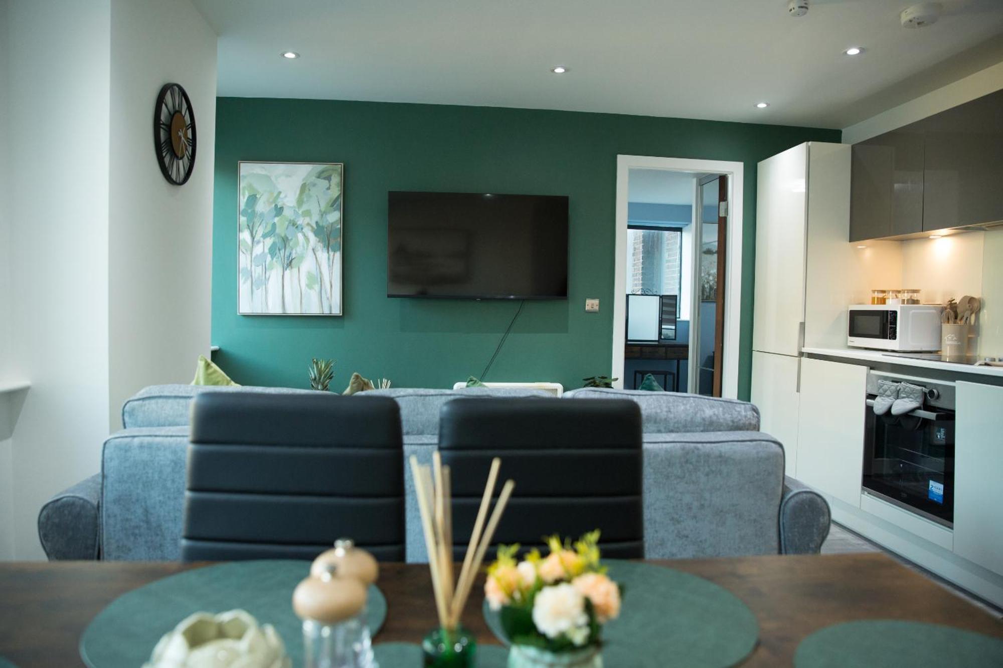 Sweet Stay, 2 Bed Apartment Birmingham Bagian luar foto