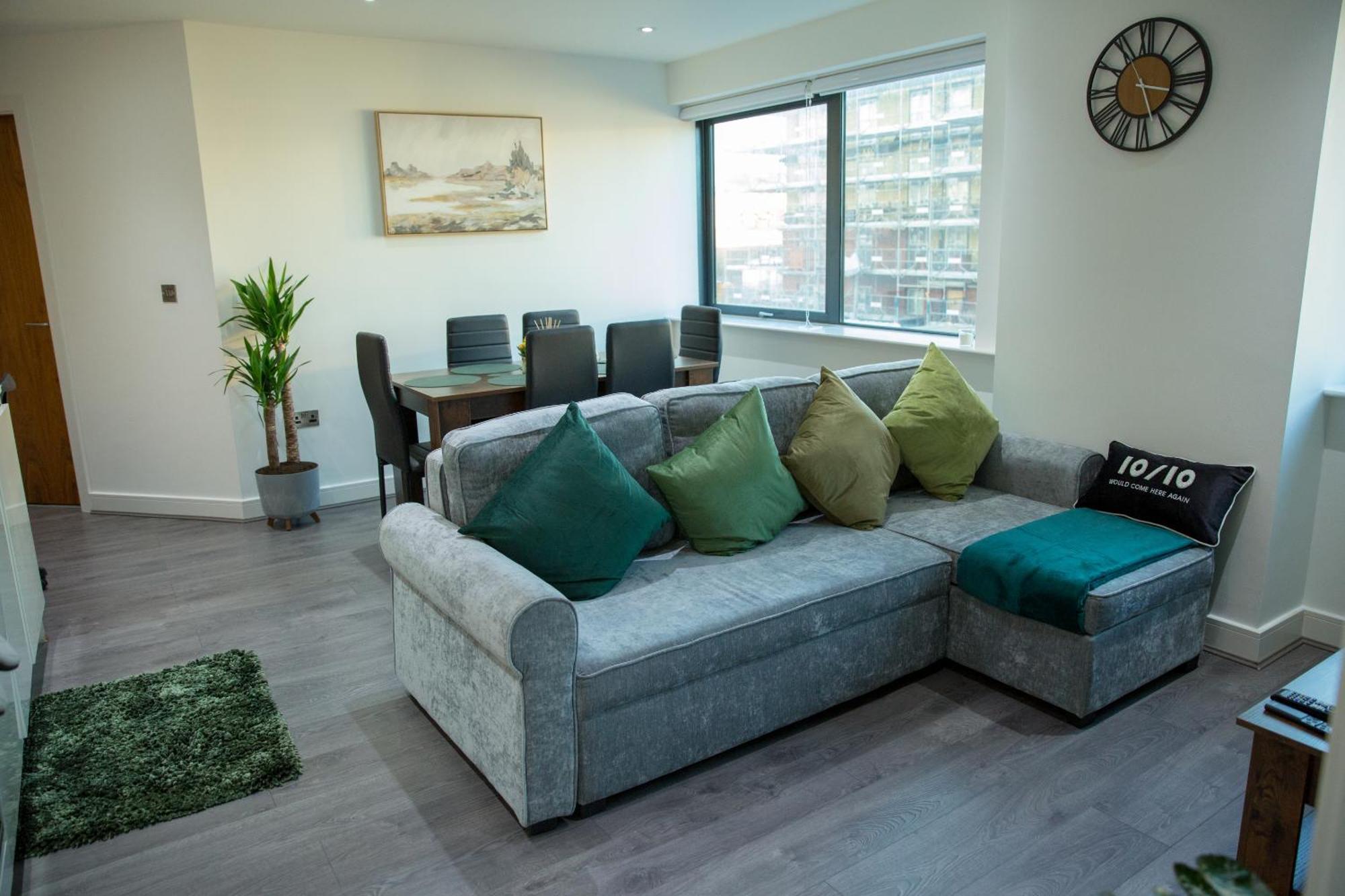 Sweet Stay, 2 Bed Apartment Birmingham Bagian luar foto